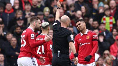 Manchester United 0-0 Southampton: Casemiro sent off as Erik ten Hag's side held at home by Saints