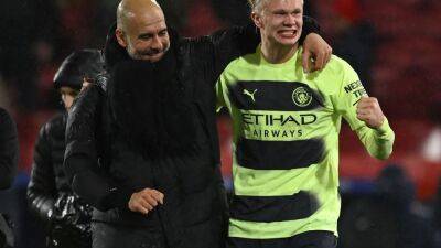 Manchester City Star Erling Haaland Is Here To Stay Insists Pep Guardiola