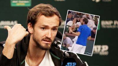 Daniil Medvedev tells umpire 'I'm gonna be as slow as this court is' over Indian Wells court speed