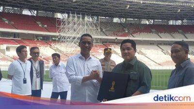 Erick Thohir Larang SUGBK Dipakai Event Lagi Sebelum Piala Dunia U-20