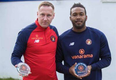 National League South February 2023 awards: Ebbsfleet boss Dennis Kutrieb wins manager-of-the-month and Dominic Poleon is player-of-the-month