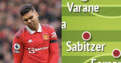 Three ways Manchester United could line up without Casemiro after red card vs Southampton