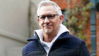 Gary Lineker, former English soccer star, to return to BBC show after tweets critical of UK government