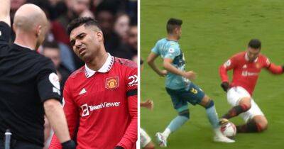 Manchester United make decision on Casemiro red card appeal
