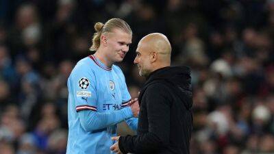 ‘What can I do?’ – Erling Haaland jokes about telling Pep Guardiola he wanted six after being taken off