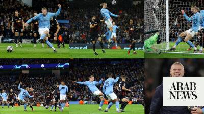 Haaland hits five as Man City ease into Champions League quarters