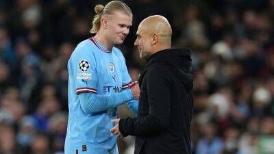 Pep Guardiola jokes that he subbed five-goal Erling Haaland to leave him a target