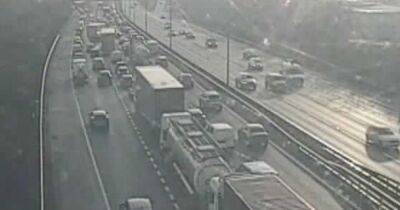 LIVE: Long delays on stretch of M62 towards Manchester after crash - latest updates