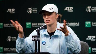 Iga Swiatek calls for more support for Ukrainian players and 'better leadership' from WTA at Indian Wells