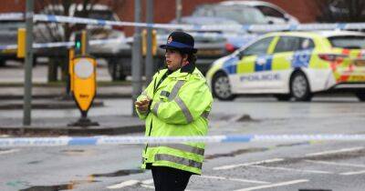 Major road taped off after reports man was 'hit by lorry' and killed at busy junction