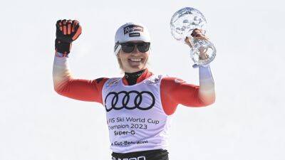 Federica Brignone - Lara Gut-Behrami claims super-G crown in dramatic Alpine Ski World Cup finals battle in Soldeu - eurosport.com - Switzerland - Usa - Norway