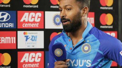 Stand-in Skipper Hardik Pandya Reveals India's Opening Combination For 1st ODI vs Australia