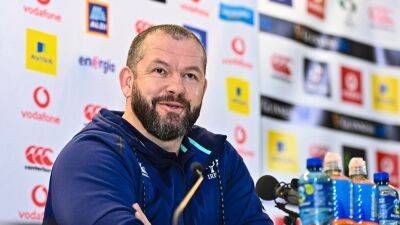 Andy Farrell: 'We know how much it means to the Irish people'