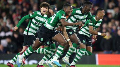 Arsenal 1-1 Sporting Lisbon AET (3-5 on pens): Gunners crash out on penalties as Gabriel Martinelli sees shot saved
