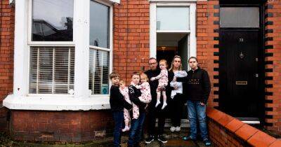 Mum who gave birth to eighth child a month ago 'scared' for children as family face being evicted