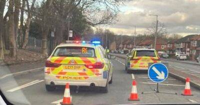 LIVE: Major road closed as pedestrian airlifted to hospital following crash