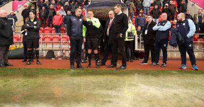 Rotherham United v Cardiff City postponed after half-time downpour