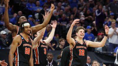 NCAA tournament - Princeton didn't play the 2020-21 season because of COVID; now they're in the March Madness Sweet 16
