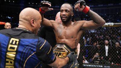 UFC London: Leon Edwards retains welterweight title with decision victory over Kamaru Usman