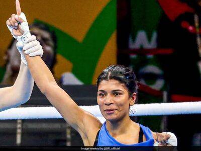 Nikhat Zareen - Nikhat Zareen Advances To Pre-Quarterfinals Of Women's World Championships - sports.ndtv.com - Australia - Algeria - India