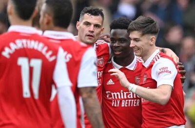 Mikel Arteta - Gabriel Martinelli - Jeffrey Schlupp - Arsenal smash Crystal Palace, go eight points clear atop the table - nbcsports.com - Manchester - Usa
