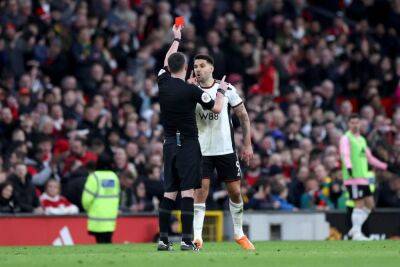Five minutes of madness, three red cards: Fulham self-destruct as Man United secure FA Cup semi