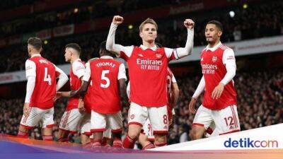 Neal Maupay - Martin Odegaard - Gabriel Martinelli - Aaron Ramsdale - Liga Inggris - Arsenal Vs Everton: Meriam London Meledak dengan Menang 4-0 - sport.detik.com - Manchester