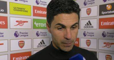 'We are not going to stop' - Mikel Arteta sends Man City title message after Arsenal win