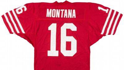 Joe Montana's 'The Drive' jersey sells for record $1.212 million
