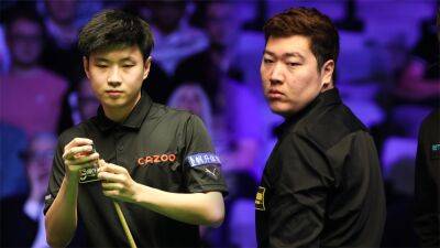World Snooker Championship 2023: Zhao Xintong and Yan Bingtao to miss Crucible event ahead of match-fixing hearing