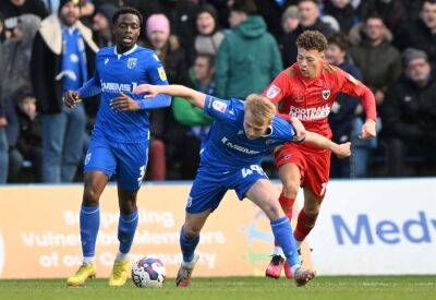 Gillingham midfielder George Lapslie hoping for better fortunes at Harrogate Town this weekend as team aim to bounce back from Bradford loss