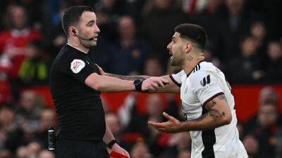 Aleksandar Mitrovic 'should control his emotions', says Marco Silva after Fulham implosion against Manchester United