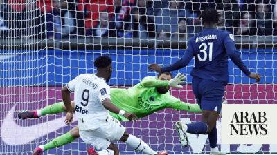 PSG beaten at home in French league for first time this season