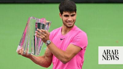 Alcaraz crushes Medvedev to clinch Indian Wells title and return to No. 1