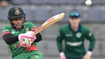 Shakib Al-Hasan - Curtis Campher - Mark Adair - Tamim Iqbal - Bangladesh-Ireland Second ODI Washed Out After Record Innings - sports.ndtv.com - Zimbabwe - Ireland - Bangladesh