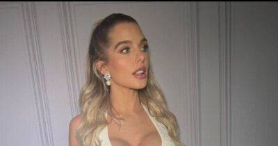 Helen Flanagan risks backlash as she shows off new look in plunging cut-out dress after 'exhaustion' admission