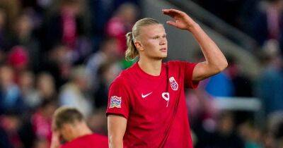 Man City striker Erling Haaland withdraws from Norway squad with groin injury