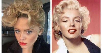 Emily Atack channels Marilyn Monroe as she embraces her natural curls in a series of stunning photos - manchestereveningnews.co.uk - Usa
