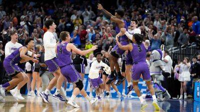 Kevin Sabitus - College basketball announcers have epic reaction to Furman’s upset of Virginia in NCAA Tournament - foxnews.com - Florida -  Virginia - state Arizona -  Georgetown