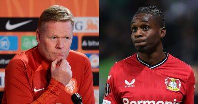 Ronald Koeman criticises Jeremie Frimpong after leaving Man United 'target' out of Netherlands squad