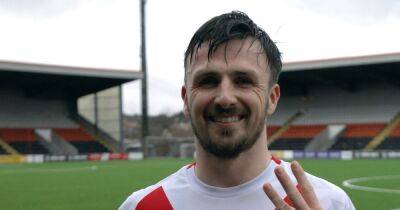 Airdrie hat-trick hero Calum Gallagher says team-mate inspired impressive feat