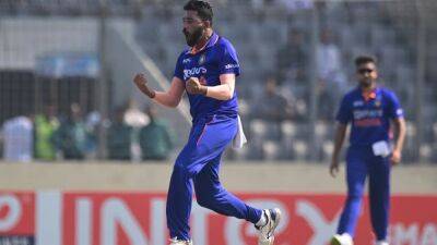 Mohammed Siraj Slips From Top To Third Spot In ICC ODI Ranking For Bowlers