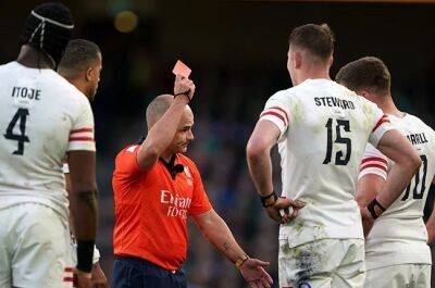 Freddie Steward - Hugo Keenan - Controversial Jaco Peyper red card in Six Nations blockbuster rescinded - news24.com - South Africa - Ireland