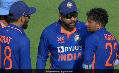 Watch: Rohit Sharma Screams At Kuldeep Yadav After DRS Call In 3rd ODI vs Australia