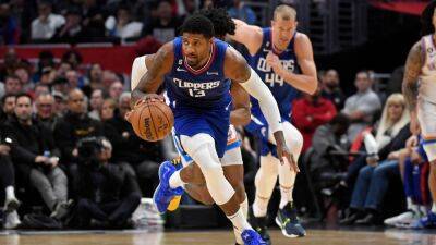 Clippers' Paul George to have knee reevaluated in 2-3 weeks