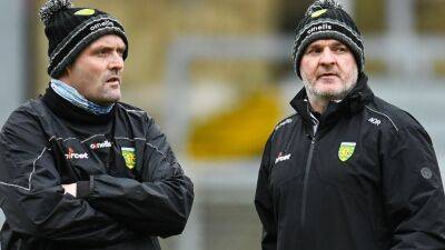 Aidan O'Rourke and Paddy Bradley to manage Donegal on Sunday - rte.ie - Ireland