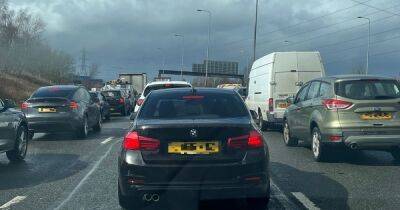 Crashes cause major delays on M61 after traffic stopped on M60