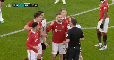 Manchester United charged by FA over Fulham red card chaos