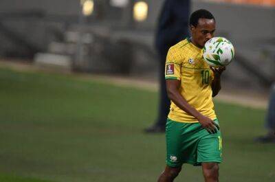 Percy Tau - Bafana Bafana - Hugo Broos - 'It's the Percy I know': Back to his old self, says beaming Broos before crucial Afcon qualifier - news24.com - Belgium - Brazil - Egypt - state Indiana - Liberia -  Johannesburg