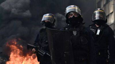 Bordeaux town hall set ablaze as French pension reform unrest grows